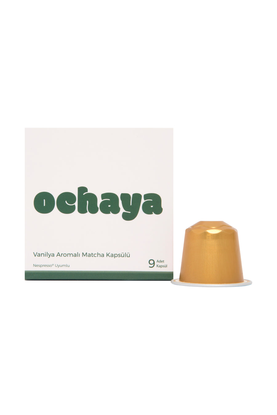 Ochaya matcha vanilla kapsul nespresso uyumlu matcha kahve kapsulu